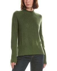Forte - Basic Trim Low Funnel 100% Cashmere Pullover - Lyst