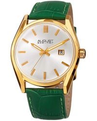 August Steiner - Leather Watch - Lyst