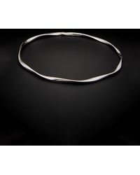 Italian Gold - 14k Twist Bangle Bracelet - Lyst