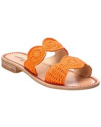 Jack Rogers - Laurin Crochet Cotton Sandal - Lyst