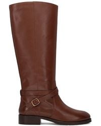 Frye - Melissa Belted Leather Boot - Lyst