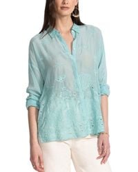 Johnny Was - Slim Audrey Button-Down Shirt - Lyst