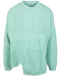Ambush - Patchwork Knit Crewneck Sweater - Lyst