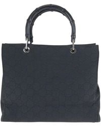 Gucci - Nylon Bamboo Tote (Authentic Pre-Loved) - Lyst