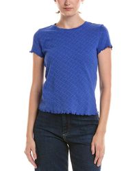 NIC+ZOE - Petite Lace Knit T-Shirt - Lyst