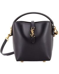 Saint Laurent - Leather Le 37 Bucket Bag Mini (Authentic Pre-Loved) - Lyst