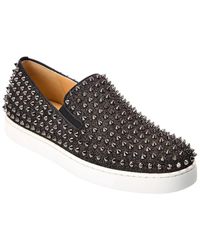 louboutin slip ons
