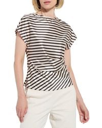 Lyssé - Bruna Side Draped Top - Lyst