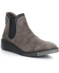Fly London Oil Suede Boot - Gray