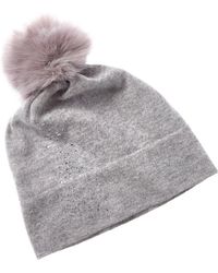 Forte - Cashmere Crystal Cashmere Hat - Lyst