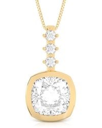 Amairah - 14K Rose 2.00 Ct. Tw. Lab-Grown Diamond Pendant Necklace - Lyst