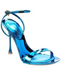 Gianvito Rossi - Spice Ribbon 95 Leather Sandal - Lyst