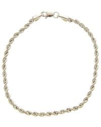 Italian Gold - 14K 2.7Mm Hollow Rope Bracelet - Lyst