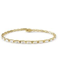 Lab Grown Diamonds - 18K Vermeil 3.25 Ct. Tw. Lab-Grown Diamond Tennis Bracelet - Lyst