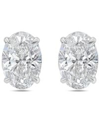 Diana M. Jewels - Diana M. 14K 8.00 Ct. Tw. Lab-Grown Diamond Earrings - Lyst