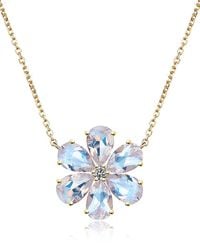 Kai Fine Jewelry - 14K 2.02 Ct. Tw. Diamond & Moonstone Necklace - Lyst