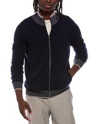 Autumn Cashmere - Contrast Trim 100% Cashmere Jacket - Lyst