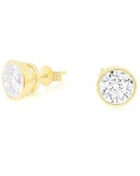 Meira T - 14K 4.00 Ct. Tw. Lab-Grown Diamond Stud Earrings - Lyst
