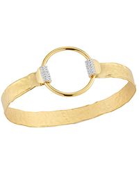 Reiss - 14k 0.22 Ct. Tw. Diamond Bangle - Lyst