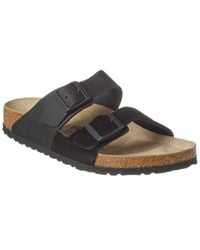 Birkenstock - Arizona Split Leather & Suede Sandal - Lyst