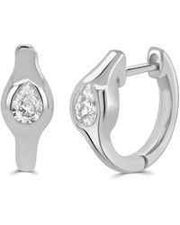 Sabrina Designs - 14K 0.26 Ct. Tw. Diamond Huggie Earrings - Lyst