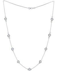 Diana M. Jewels - 14K 2.70 Ct. Tw. Diamond Station Necklace - Lyst