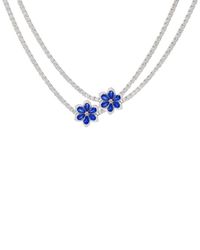 Diana M. Jewels - Fine Jewelry 18K 31.18 Ct. Tw. Diamond & Sapphire Necklace - Lyst