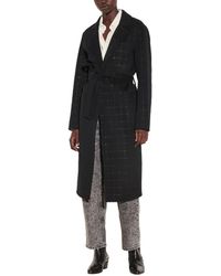 Sandro Wool-blend Coat - Black