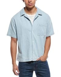 FRAME - Frame Camp Collar Shirt - Lyst