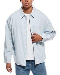 FRAME - Relaxed Denim Shirt - Lyst