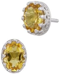 Savvy Cie - 1.60 Ct. Tw. Citrine Stud Earrings - Lyst