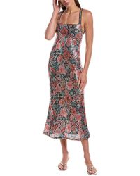 For Love & Lemons - Ladonna Midi Dress - Lyst