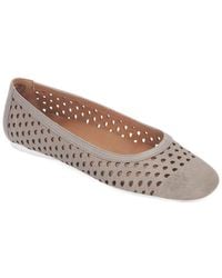 Gentle Souls - By Kenneth Cole Eugene Travel Ballet Leather Flat - Lyst