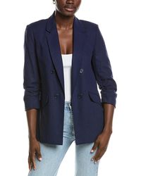 Jones New York - Scrunch Sleeve Linen-Blend Jacket - Lyst