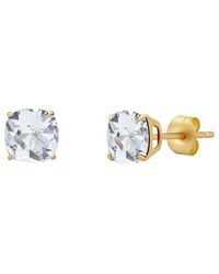 MaxColor - 14K 2.10 Ct. Tw. Lab-Grown Created Sapphire Stud Earrings - Lyst