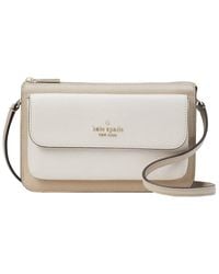 Kate Spade - Leila Colorblock Pebbled Leather Small Crossbody - Lyst