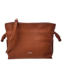 Loewe - Flamenco Mini Leather Clutch - Lyst