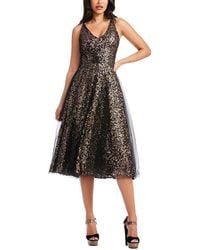 Dress the Population - Courtney Midi Dress - Lyst