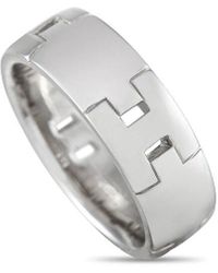 Hermès - 18K Diamond H Ring (Authentic Pre-Owned) - Lyst