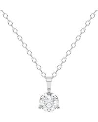 Lab Grown Diamonds - 14K 0.75 Ct. Tw. Lab-Grown Diamond Necklace - Lyst
