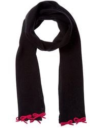 Portolano - Bows Cashmere, Wool & Silk-Blend Blend Scarf - Lyst