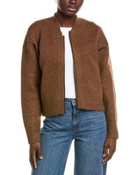 Michael Stars - Lidia Cropped Bomber Jacket - Lyst