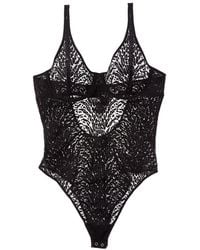 Wolford - Animalier Lace Underwire Bodysuit - Lyst