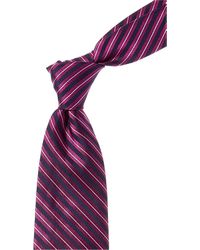Brooks Brothers - Medium Pink Hairline Stripe Silk Tie - Lyst