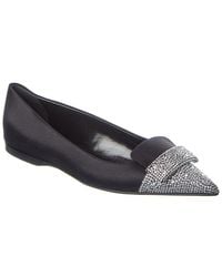 Sergio Rossi - Sr1 Satin Flat - Lyst