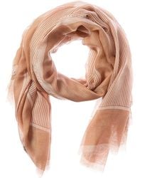 Saint Laurent - Cassandre Square Cashmere & Silk-Blend Scarf - Lyst
