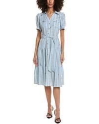 KARL LAGERFELD - Midi Printed Dress - Lyst