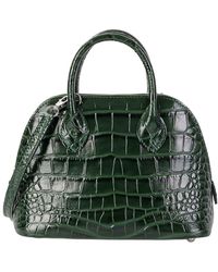 Tiffany & Fred Paris - Mini Croc-Embossed Leather Satchel - Lyst