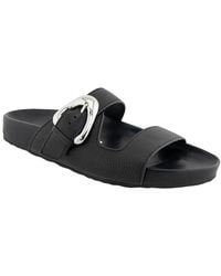 Aerosoles - Lemon Leather Flat Sandal - Lyst