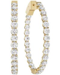 Diamond Select Cuts - 14K 3.00 Ct. Tw. Diamond Earrings - Lyst